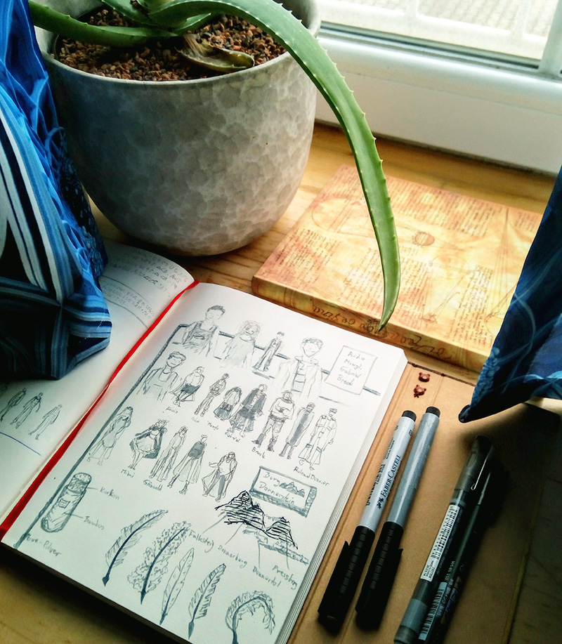 Skizzenbücher von Sockenzombie