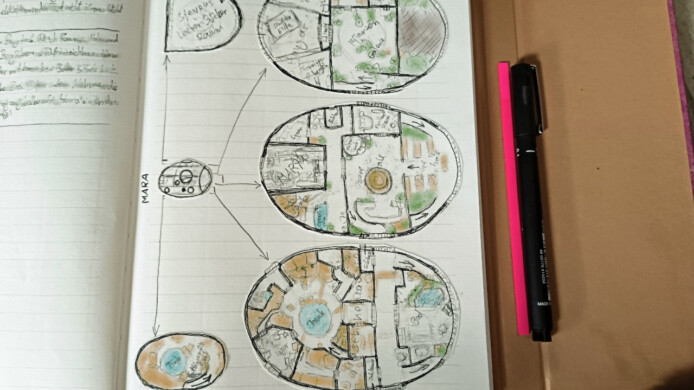 Ich habe die Pläne der Mara neu gezeichnet. Neue Pläne der Mara