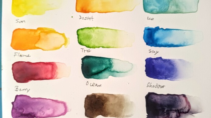 Selbst gemachte Aquarell-Farben von Eller :) selbst gemachte aquarellfarben